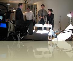 On set